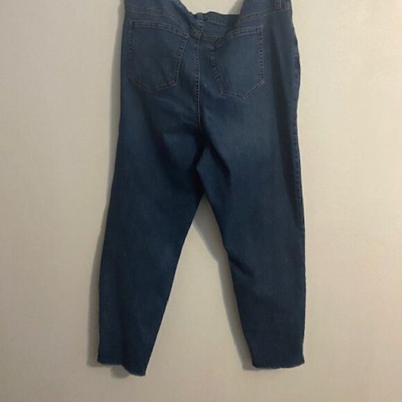 Style & Co Curvy 5 pocket denim with embroidery ankle jeans, size 18W - Picture 2 of 3